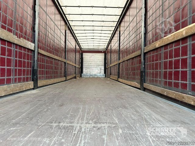 Brandalı açık yarı römork Schmitz Cargobull Semitrailer Curtainsider Standard Hayon