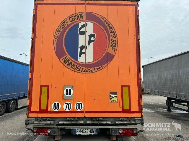 Brandalı açık yarı römork Schmitz Cargobull Semitrailer Curtainsider Standard Hayon