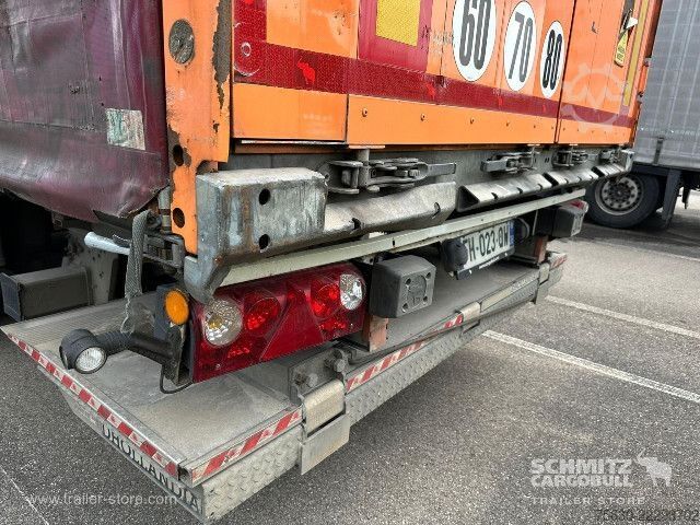 Brandalı açık yarı römork Schmitz Cargobull Semitrailer Curtainsider Standard Hayon
