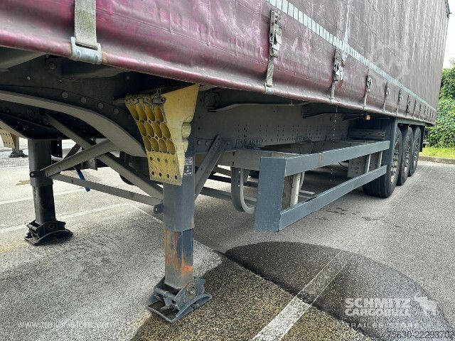 Brandalı açık yarı römork Schmitz Cargobull Semitrailer Curtainsider Standard Hayon