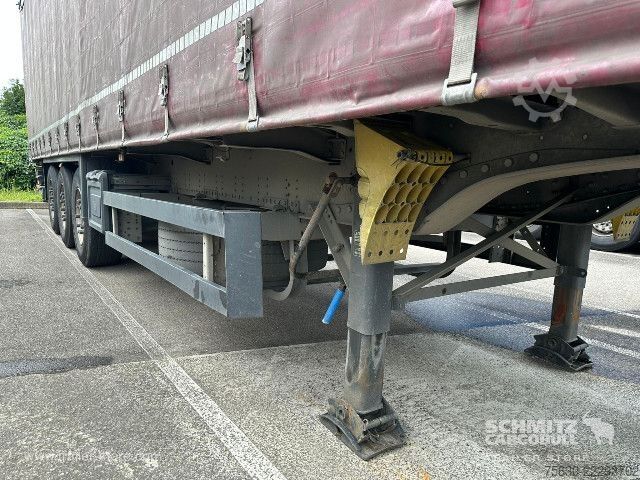 Brandalı açık yarı römork Schmitz Cargobull Semitrailer Curtainsider Standard Hayon