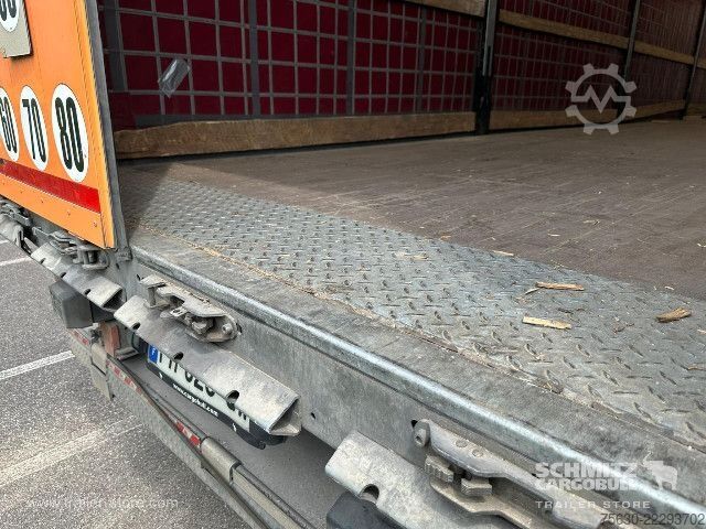 Brandalı açık yarı römork Schmitz Cargobull Semitrailer Curtainsider Standard Hayon