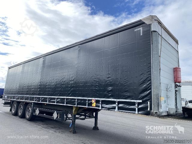 Brandalı açık yarı römork Schmitz Cargobull Semitrailer Curtainsider Standard