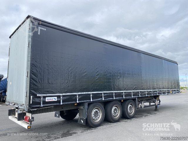 Brandalı açık yarı römork Schmitz Cargobull Semitrailer Curtainsider Standard