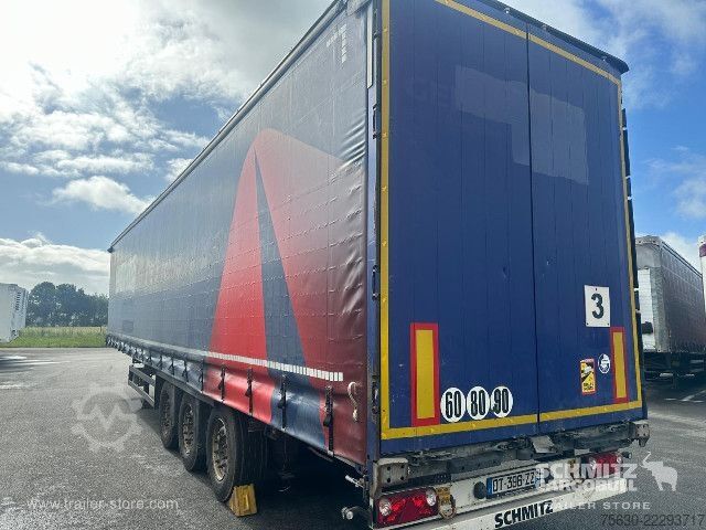 Brandalı açık yarı römork Schmitz Cargobull Semitrailer Curtainsider Mega