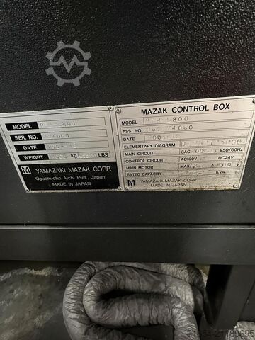 USED HORISONTAL MACHINING CENTER MANUF. MAZAK, MODEL PFH 5800 MAZAK PFH 5800