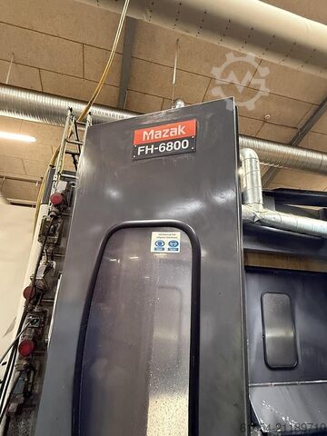USED HORIZONTAL MACHINING CENTER MANUF. MAZAK, MODEL FH 6800 MAZAK FH 6800