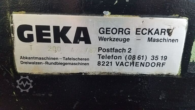 Hand guillotinescharen GEKA T 200