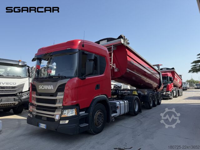 ανατρεπόμενο φορτηγό SCANIA RIBALTA