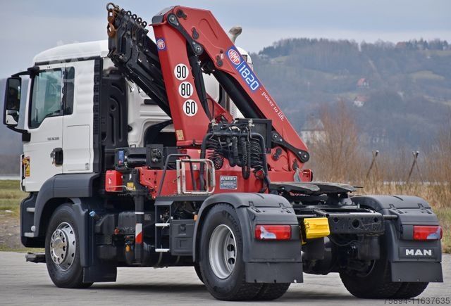 Standardní tahač MAN TGS 18.500 Sattelzugmaschine + KRAN/FUNK