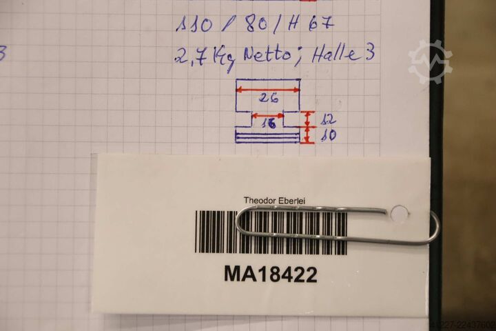Ganasce intercambiabili unbekannt Breite 26 mm