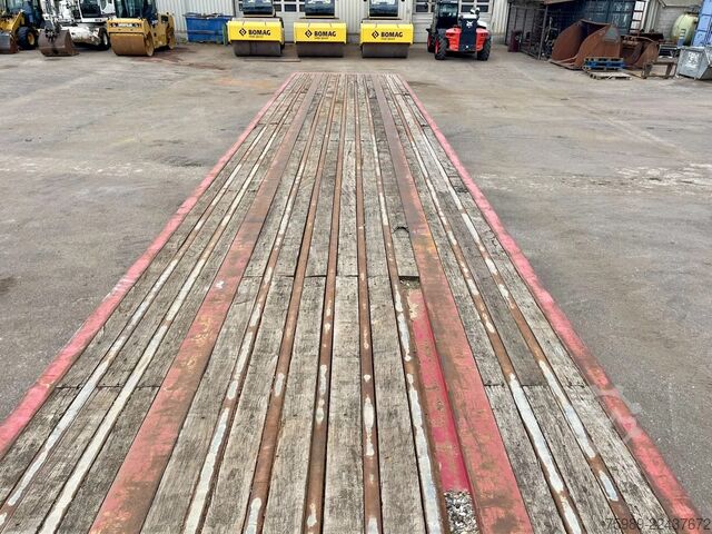 Trailer til platform Kaiser 3 axels, Drum breaks!. TOP CONDITION!