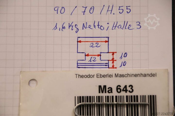 Verwisselbare bekken unbekannt Breite 22 mm
