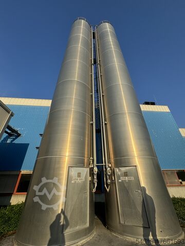 1 x 120 m³ aluminium silo / opslagsilo Zeppelin