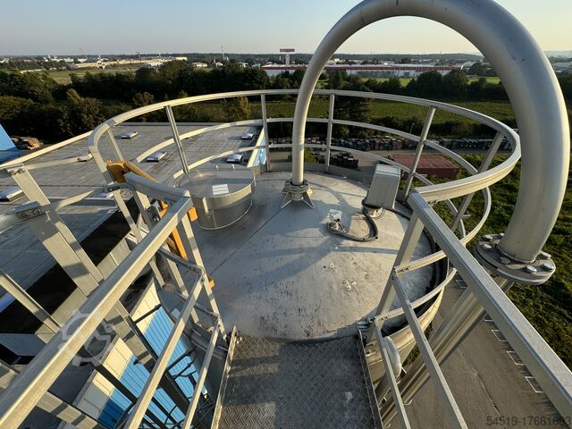 1 x 120 m³ aluminium silo / opslagsilo Zeppelin 