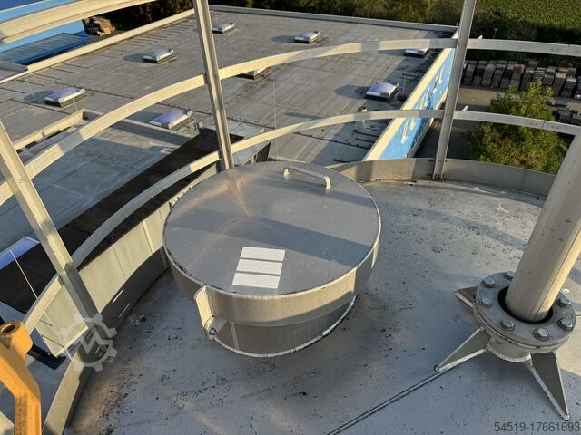 1 x 120 m³ aluminium silo / opslagsilo Zeppelin