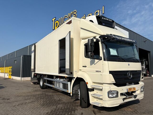 Chladírenská/mrazírenská přeprava Mercedes-Benz Axor 1824 + CARRIER SUPRA 750 + DHOLLANDIA 2000...