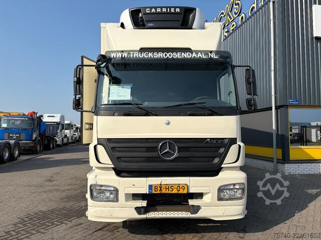 Chladírenská/mrazírenská přeprava Mercedes-Benz Axor 1824 + CARRIER SUPRA 750 + DHOLLANDIA 2000...