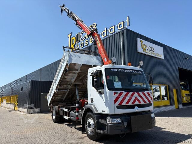 Autogru Renault Premium + PALFINGER PK 10000.  2 X EXT.  + REMO...