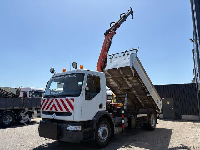 Autogru Renault Premium + PALFINGER PK 10000.  2 X EXT.  + REMO...
