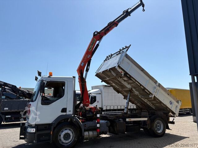 Autogru Renault Premium + PALFINGER PK 10000.  2 X EXT.  + REMO...