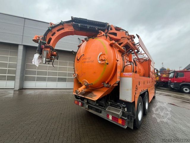 Vakuumtanktankvogn MERCEDES-BENZ Actros 2644 L 6x4 Saug + Spülwagen Kombi Saug+Sp