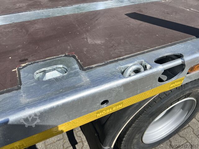 Open trailer Möslein T 2 Plato 7,60 m  2 Achs Jumbo- Plato- Anhänger Mega