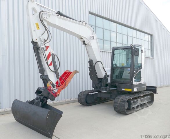 Pásový bagr BOBCAT E85 KETTE VERSTELLAUSLEGER + ZANGE + KLIMA 1350h