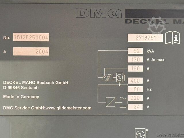 Bewerkingscentra (verticaal) DECKEL MAHO DMF 250 Linear