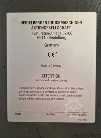 Offset printing press Heidelberg SM 74-4-H