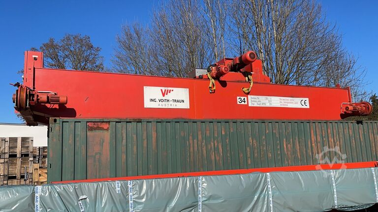 Crane double girder crane 20 tons Voith hallenkran 20 To Zweiträgerkran