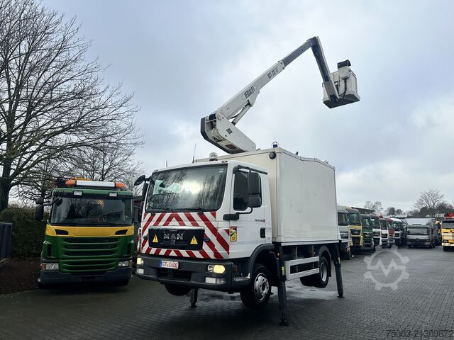 Vrachtwagenhoogwerker MAN TGL 12.180 Koffer mit Ruthmann Versalift 14.90m