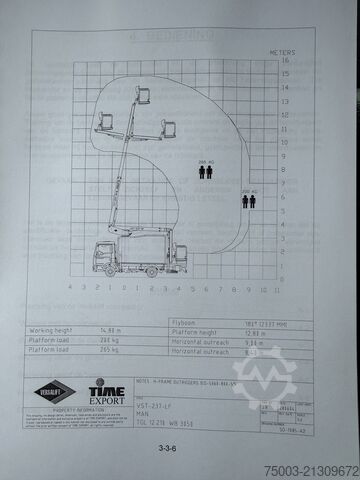 Vrachtwagenhoogwerker MAN TGL 12.180 Koffer mit Ruthmann Versalift 14.90m