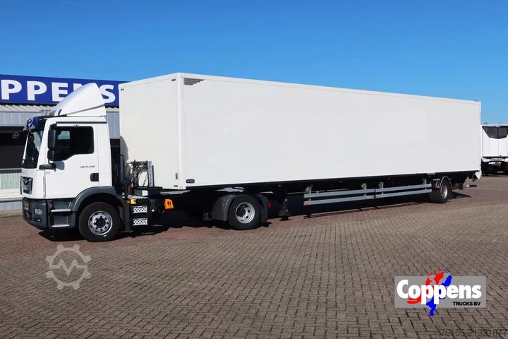 Koffer Heiwo City Trailer+Dhollandia klep 2500 kg , Geisolee...