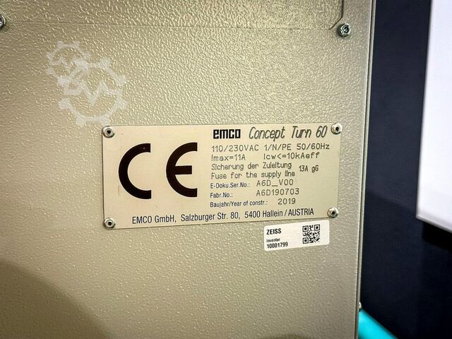 CNC precisie-draaibank EMCO CONCEPTTURN 60