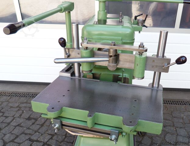 Langlochbohrmaschine Dübelbohrmaschine KREHER mit Lieferung Typ LBFM mit 2 Drehzahlen und schwenkbar