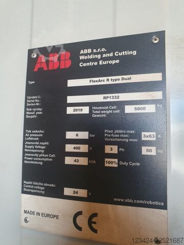 Robot industrial ABB FlexARC R-600 D1200 L2000