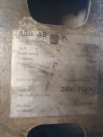 Robot industrial ABB FlexARC R-600 D1200 L2000