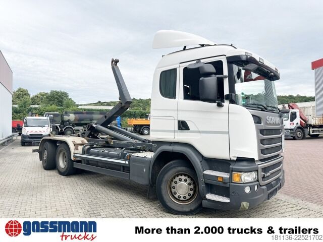 Kanca kasalı yük kamyonu (roll-off) Scania G 450 6x2/4, Lift-/Lenkachse, Kli-Ret