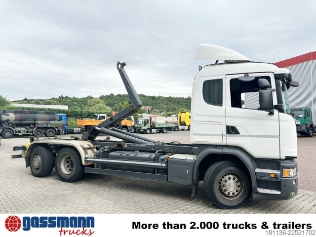 Kanca kasalı yük kamyonu (roll-off) Scania G 450 6x2/4, Lift-/Lenkachse, Kli-Ret