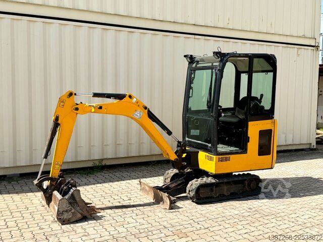 Minigraafmachine JCB 15C-1 / 982 H /  3 x Löffel / Kabine