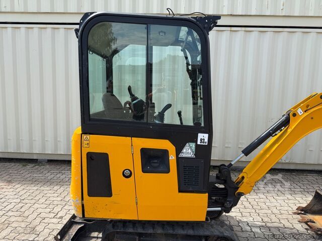 Minigraafmachine JCB 15C-1 / 982 H /  3 x Löffel / Kabine