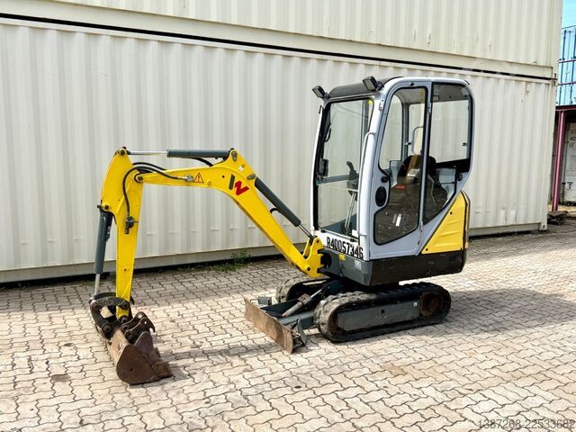 Minigraver WACKER Neuson ET16 / 2019 BJ / 996 H / 3x Löffel