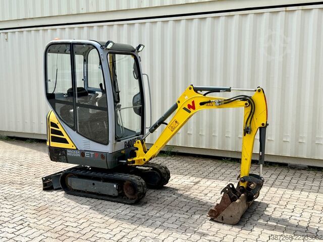 Minigraver WACKER Neuson ET16 / 2019 BJ / 996 H / 3x Löffel