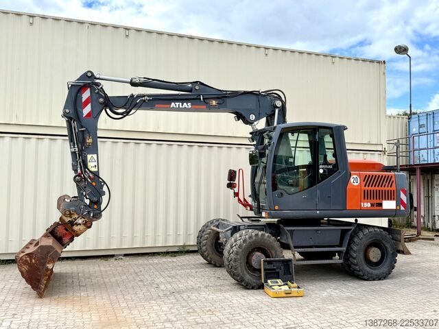 Hjulgraver ATLAS 150W / Topcon GPS / 2015 BJ / 9.836 H