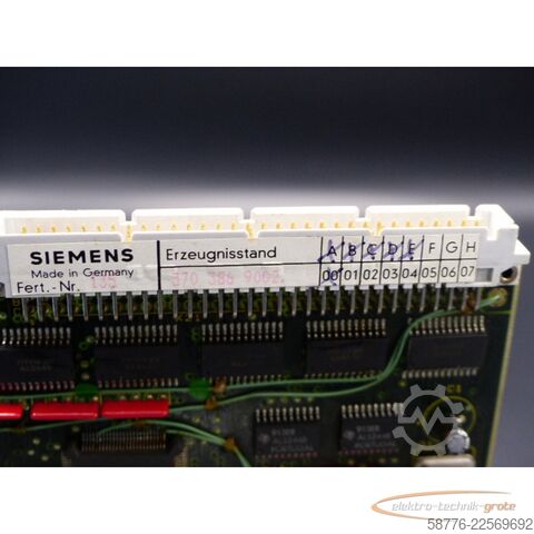 Component Siemens Sinumerik 880 PLC 6FX1138-6BB00 / 570 386 9002. E-Stand E 00