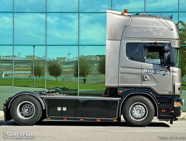 Standaard trekker SCANIA R164-480 V8 RETARDER MANUAL GEARBOX SHOWTRUCK CO