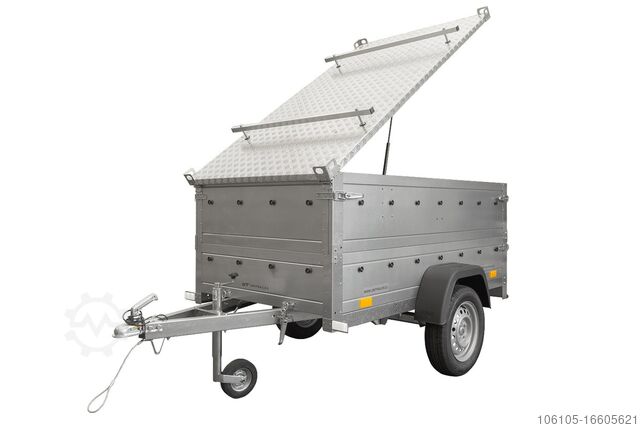 Remorque de voiture Unitrailer 200 KIPP MIT DECKEL UND BORDWANDAUFSATZ