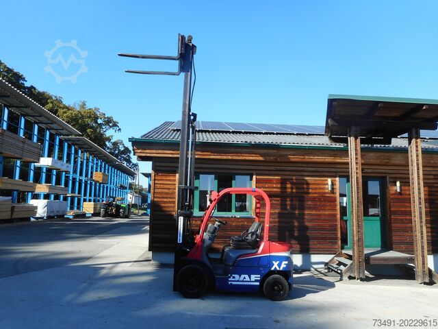 4-wiel heftruck Mitsubishi FD25N Triplex + SS