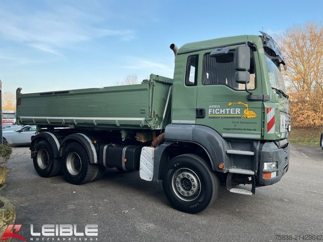 Třístranný sklápěč MAN TGA 26.430 6x4BB*Meiller Kipper*AP-Achsen*Blatt*
